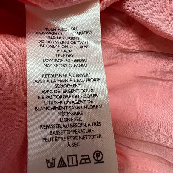 Free People Dress Altura Babydoll Minidress Floral Pink Red Size Large - Picture 16 of 16